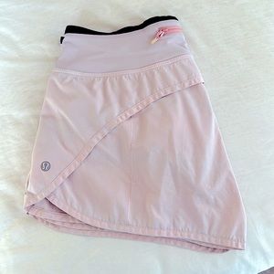 Pale Pink Lululemon Shorts